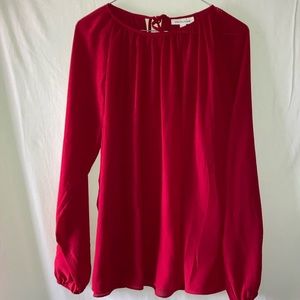 Prologue Sheer keyhole back top